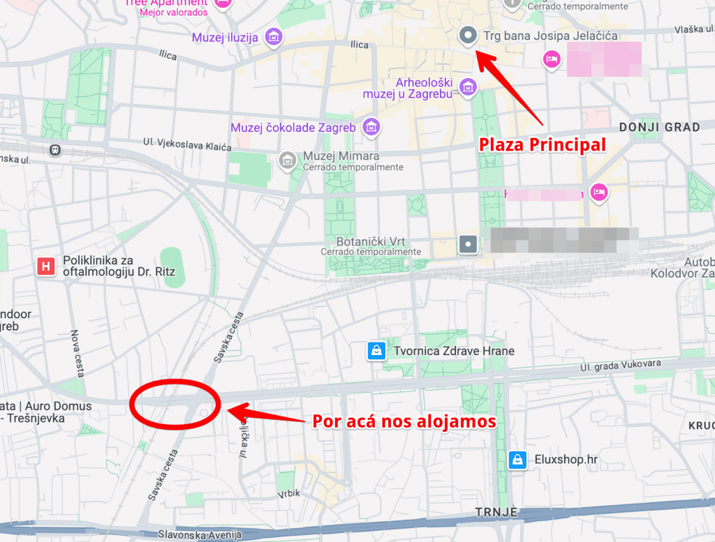 Donde alojarse en zagreb