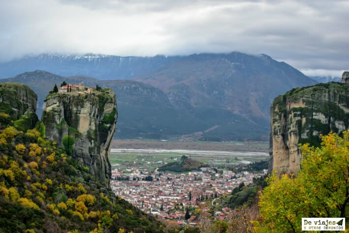 como llegar a meteora dese atenas