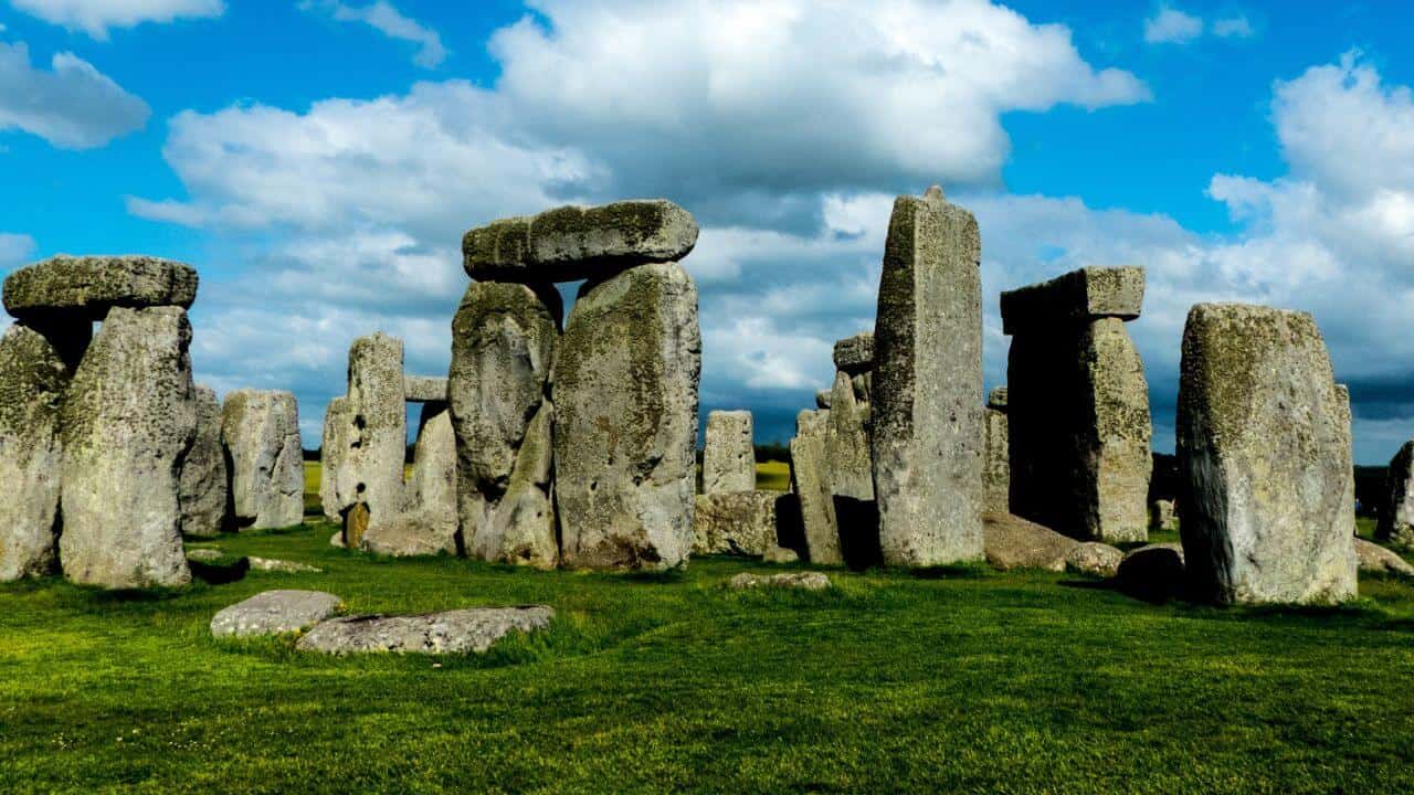 Círculo de piedras de Stonehenge, en Wiltshire, Inglaterra