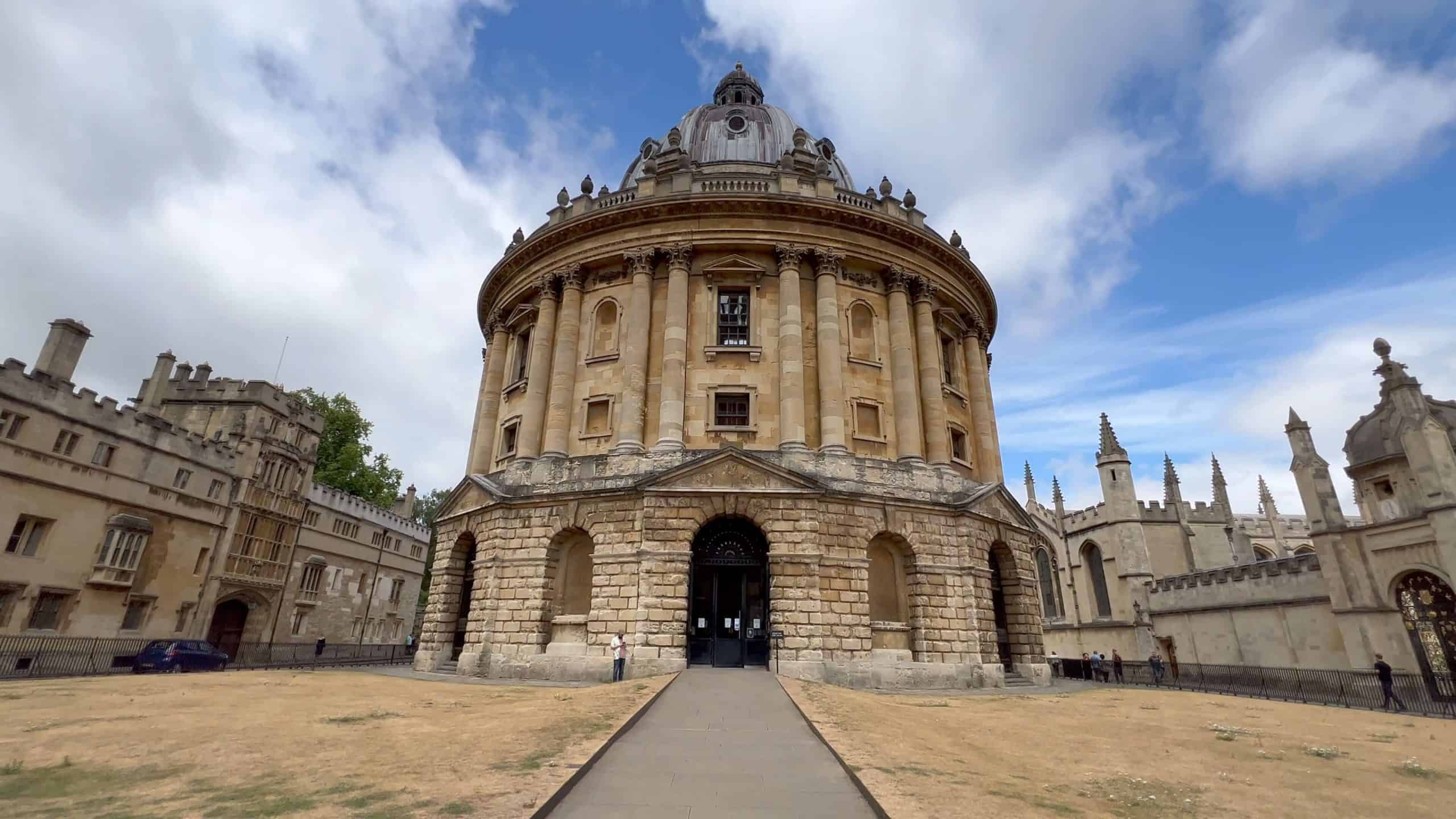 La Cámara Radcliffe, el edificio circular de la Universidad de Oxford, Inglaterra