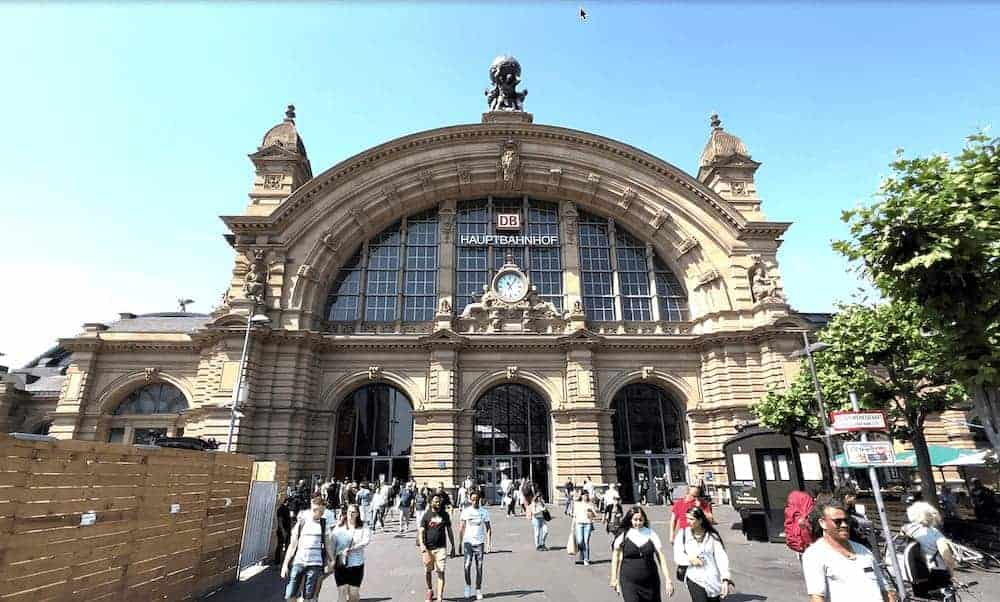 estación de tren de Frankfurt