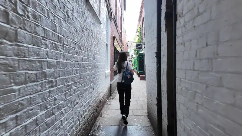 Godstall Lane, uno de los callejones medievales que sobreviven en Chester