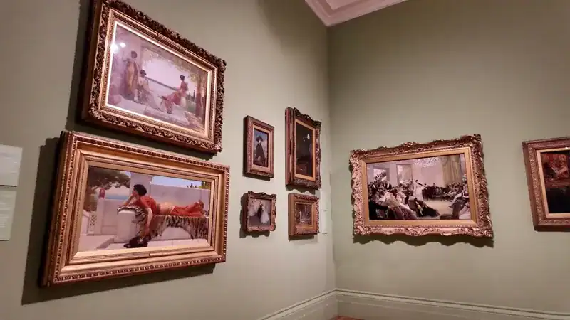 Obras de la colección prerrafaelita en la Galería de Arte de Manchester