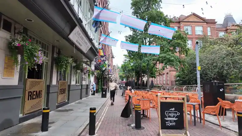 Canal Street, la calle principal del Gay Village de Manchester